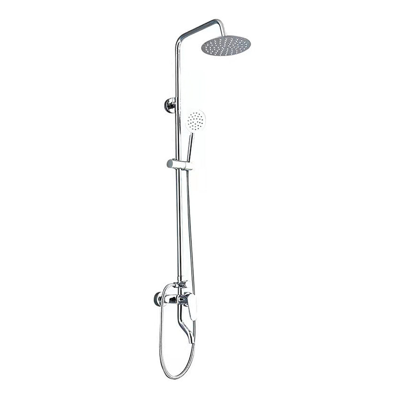 Modern Shower Set Brass Slide Bar Included Adjustable Shower Head Shower Combo