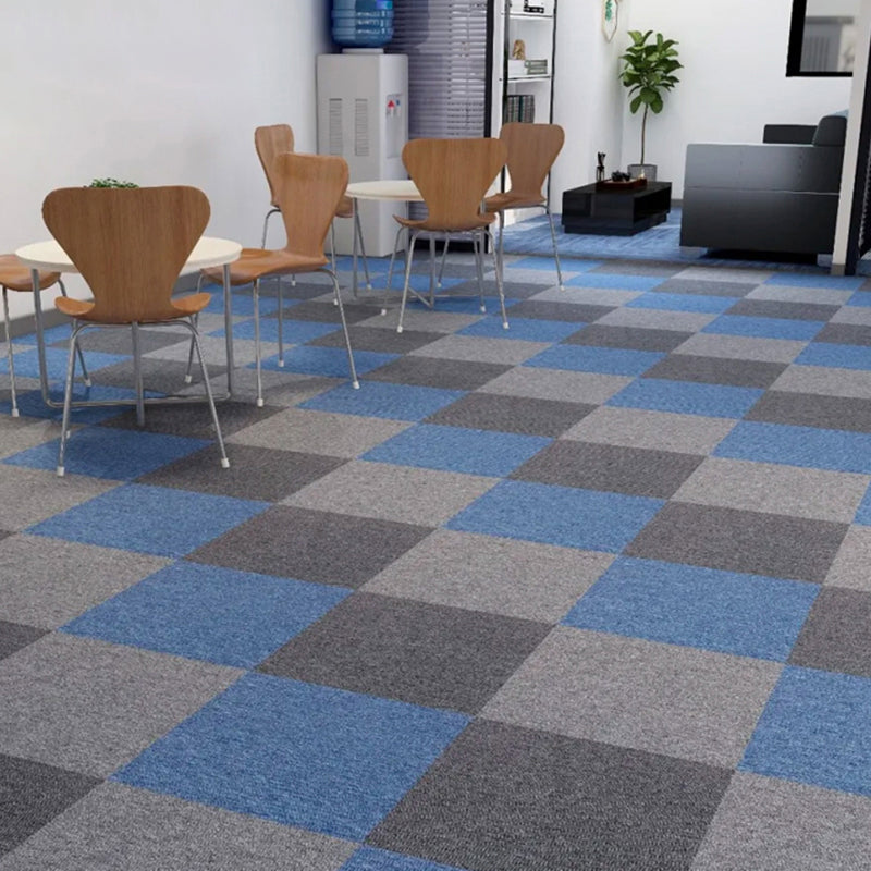 Carpet Tile Color Block Level Loop Non-Skid Carpet Floor Tile