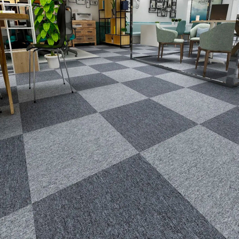 Carpet Tile Color Block Level Loop Non-Skid Carpet Floor Tile