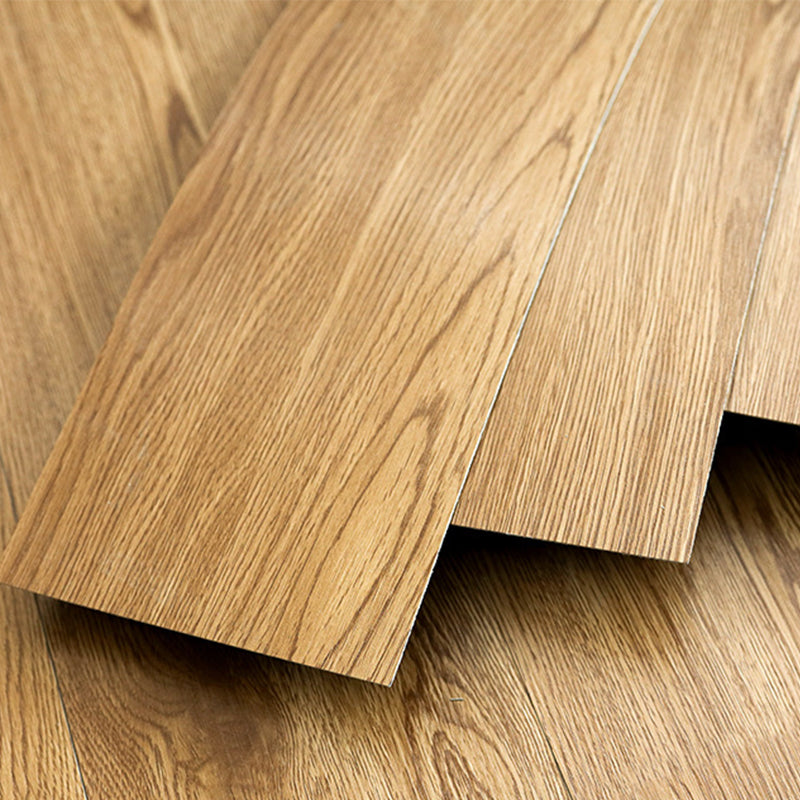 Square Peel & Stick Vinyl Flooring Wood Effect PVC Flooring for Living Room