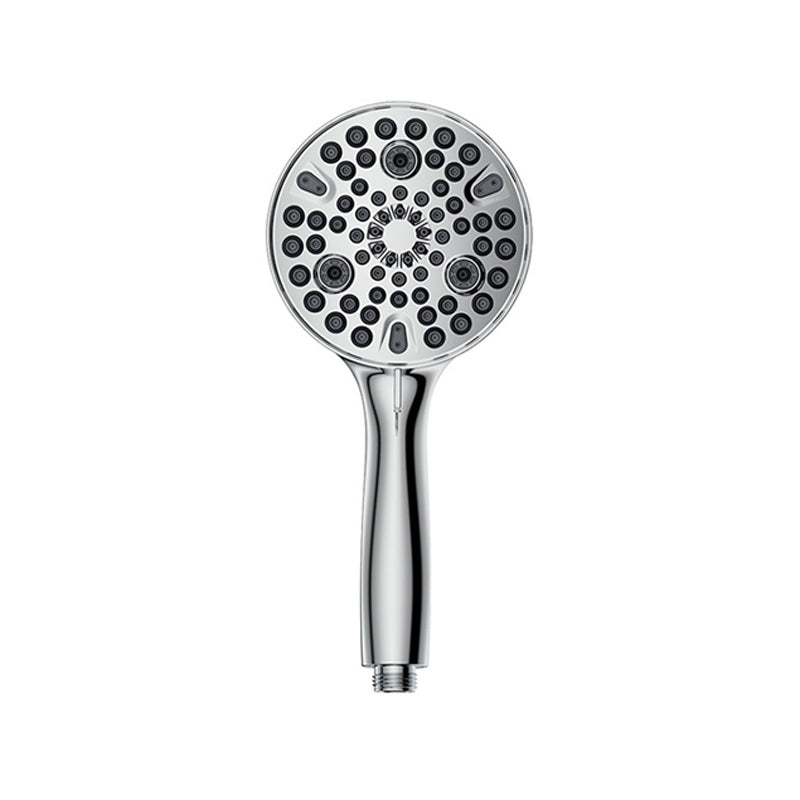 Round Handheld Shower Head Plastic Water Efficient Shower Head