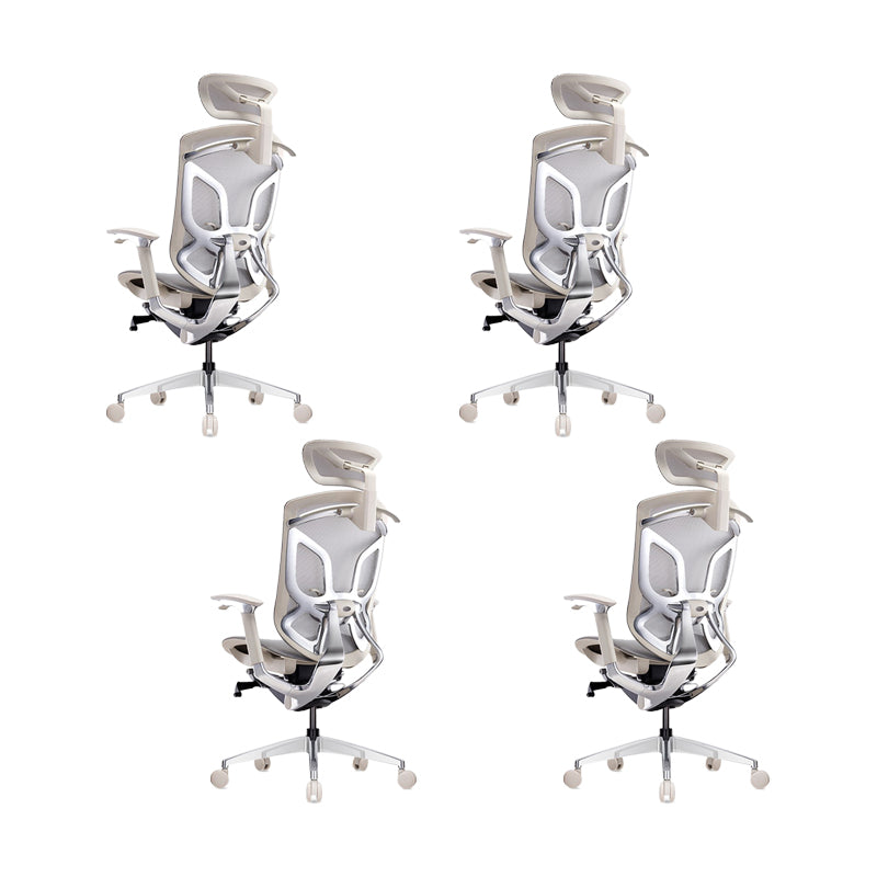 Arms Included Office Chair Modern Adjustable Seat Height Swivel Chair with Wheels