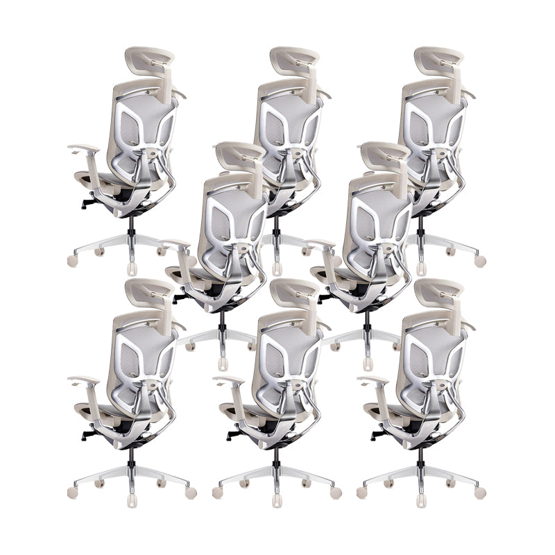 Arms Included Office Chair Modern Adjustable Seat Height Swivel Chair with Wheels