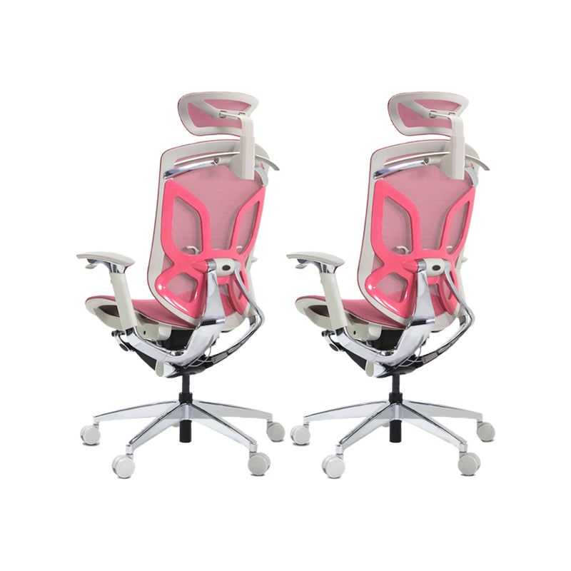 Arms Included Office Chair Modern Adjustable Seat Height Swivel Chair with Wheels