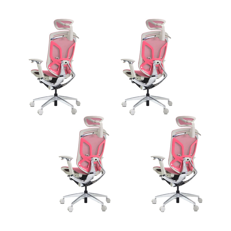 Arms Included Office Chair Modern Adjustable Seat Height Swivel Chair with Wheels