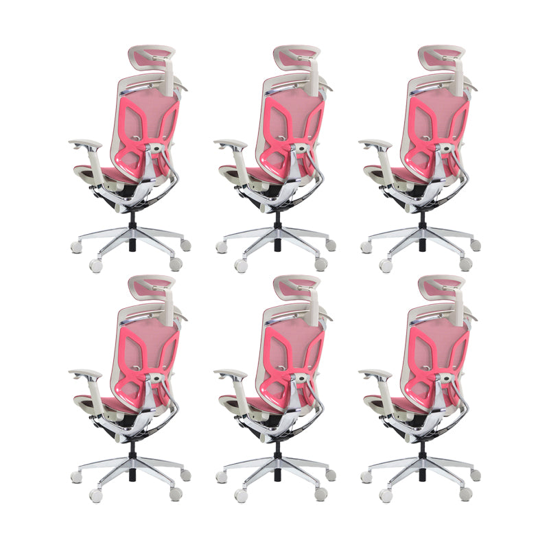 Arms Included Office Chair Modern Adjustable Seat Height Swivel Chair with Wheels