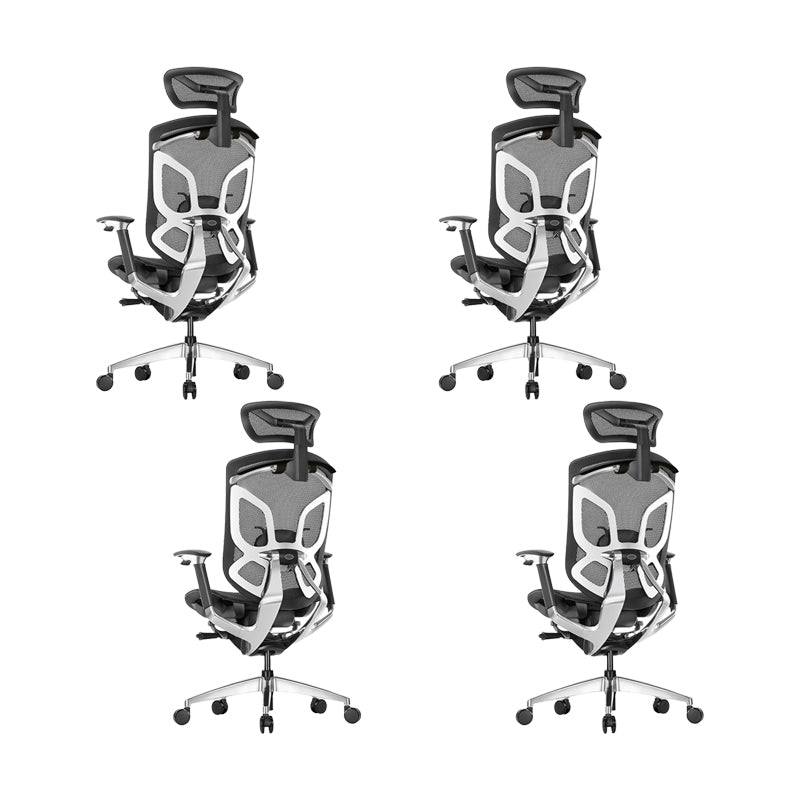 Arms Included Office Chair Modern Adjustable Seat Height Swivel Chair with Wheels