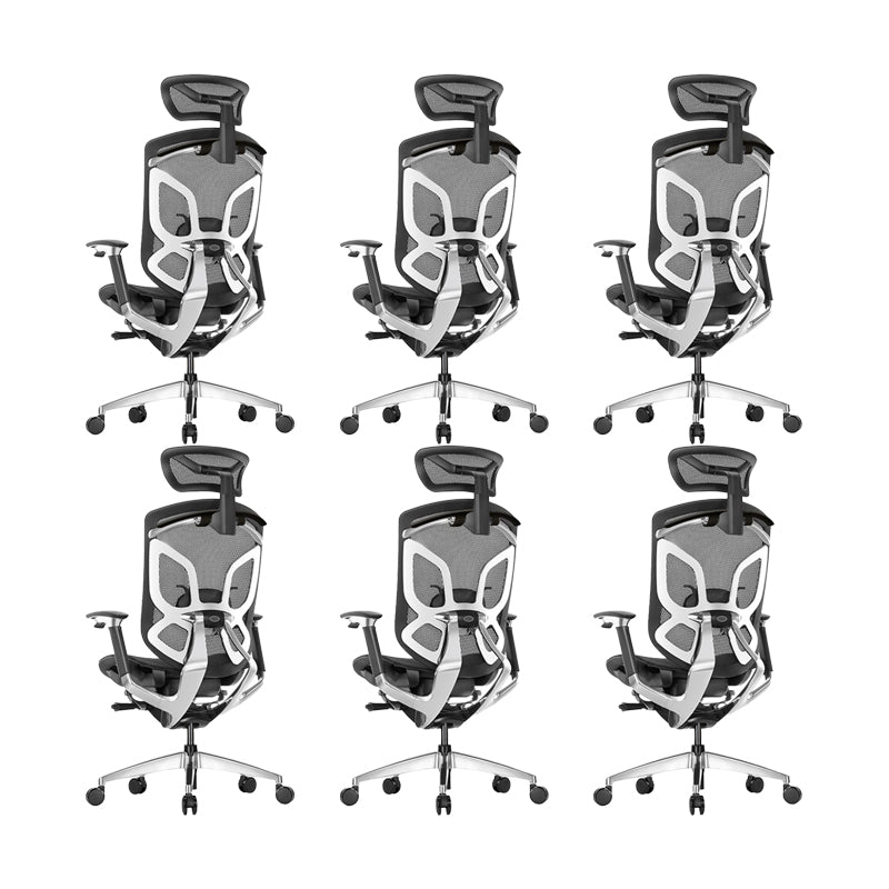 Arms Included Office Chair Modern Adjustable Seat Height Swivel Chair with Wheels