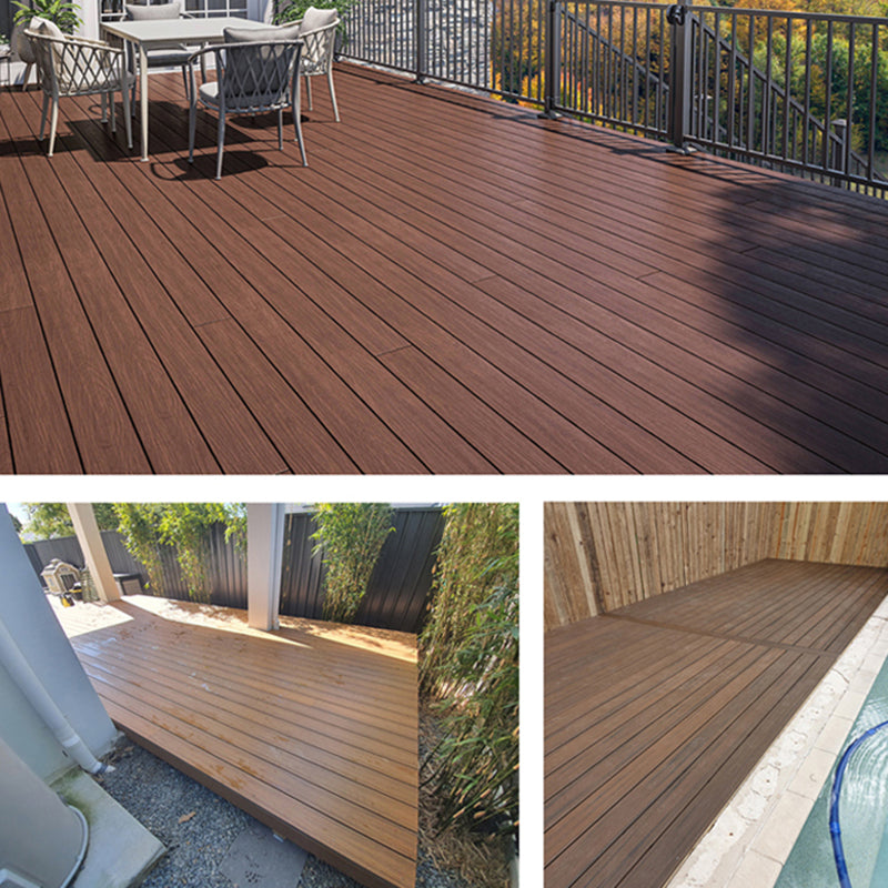 Modern Deck Plank Outdoor Wooden Waterproof Embossed Floor Board