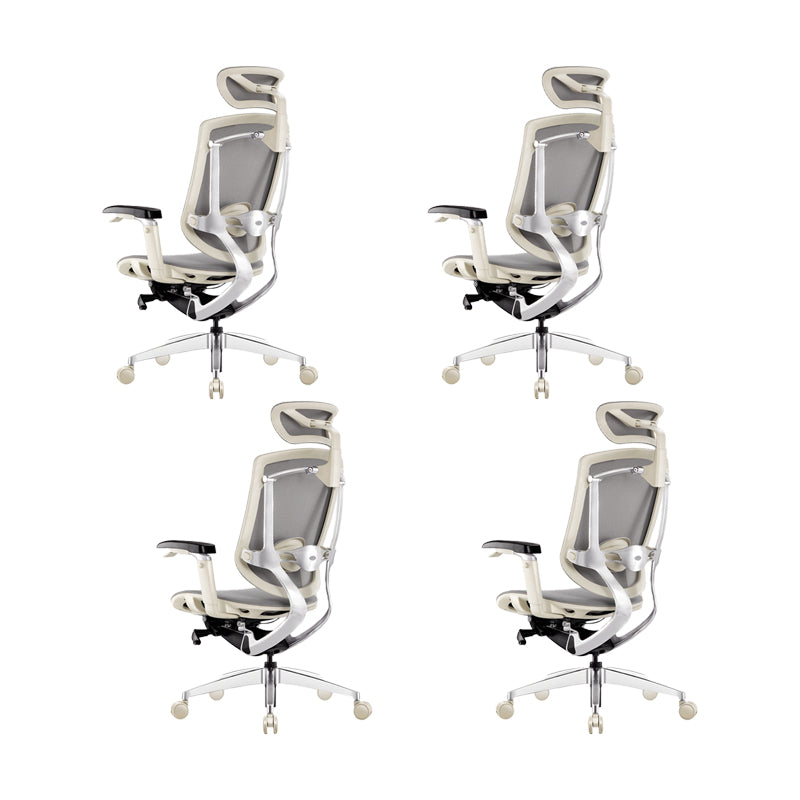 Removable Arms Office Chair Adjustable Seat Height Modern Swivel Chair with Wheels