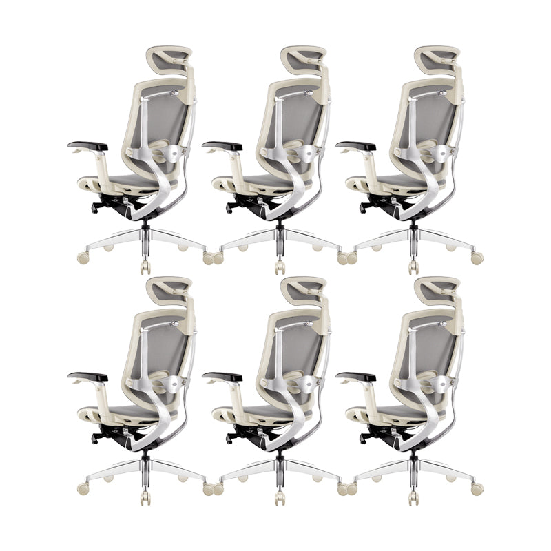 Removable Arms Office Chair Adjustable Seat Height Modern Swivel Chair with Wheels