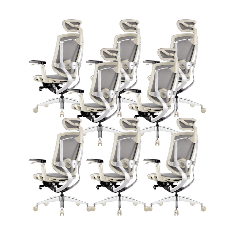 Removable Arms Office Chair Adjustable Seat Height Modern Swivel Chair with Wheels