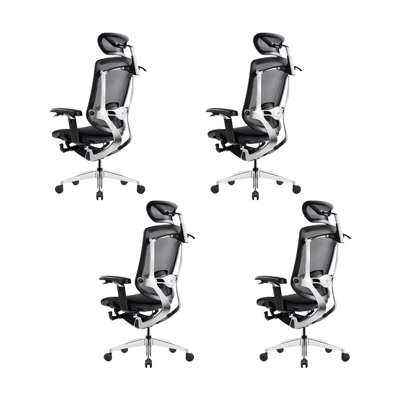 Removable Arms Office Chair Adjustable Seat Height Modern Swivel Chair with Wheels