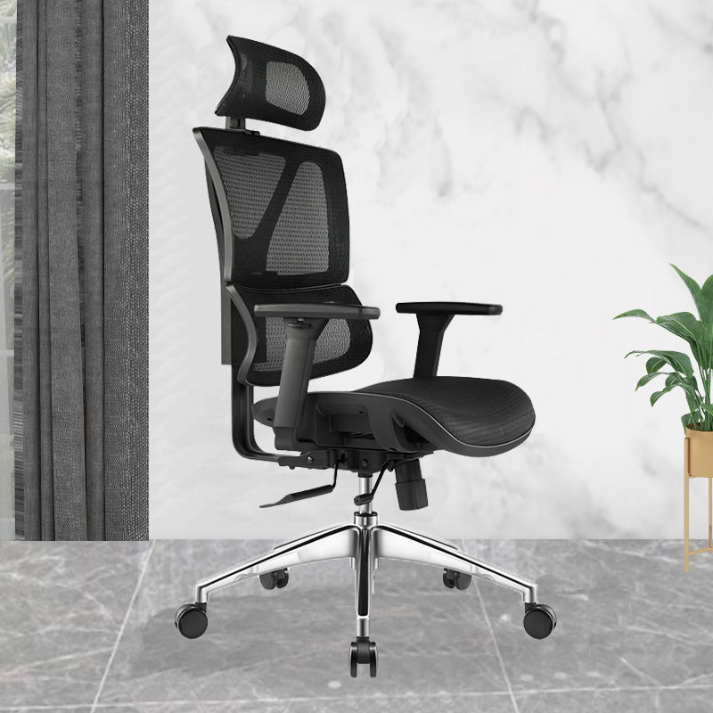 Removable Arms Office Chair Adjustable Seat Height Modern Desk Chair with Wheels