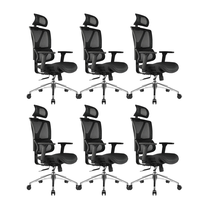 Removable Arms Office Chair Adjustable Seat Height Modern Desk Chair with Wheels