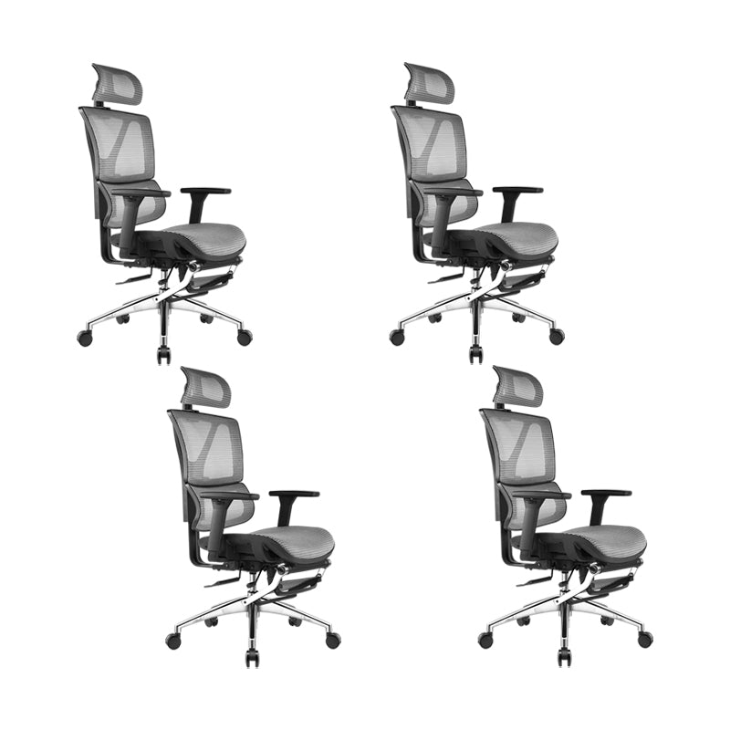 Removable Arms Office Chair Adjustable Seat Height Modern Desk Chair with Wheels