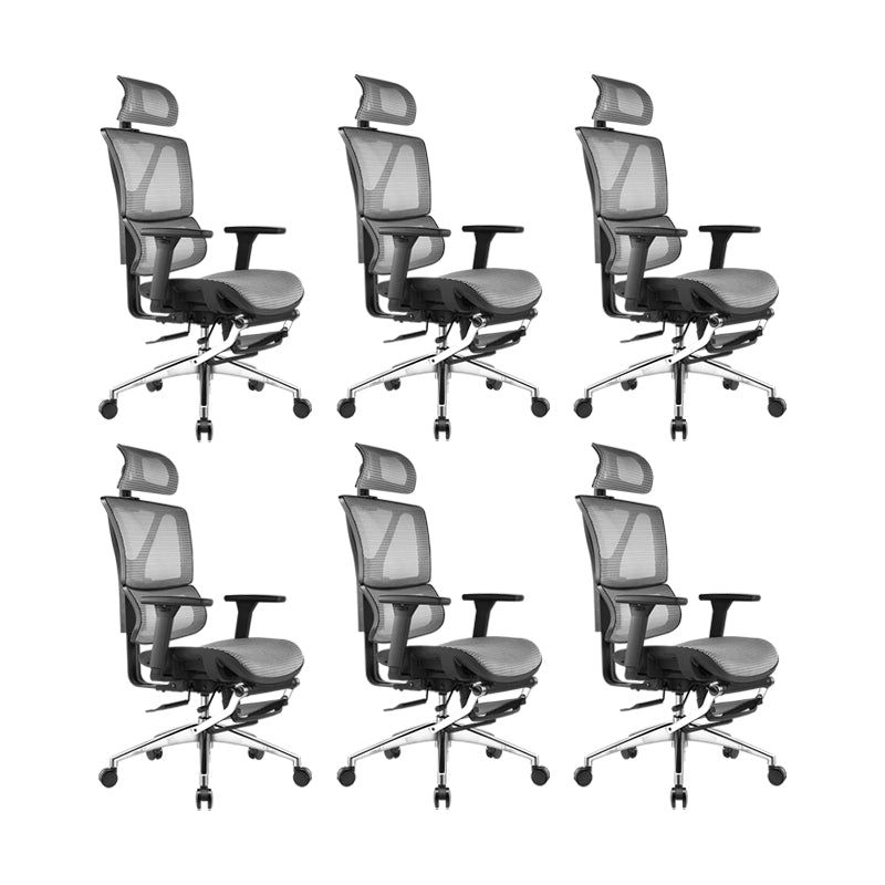 Removable Arms Office Chair Adjustable Seat Height Modern Desk Chair with Wheels