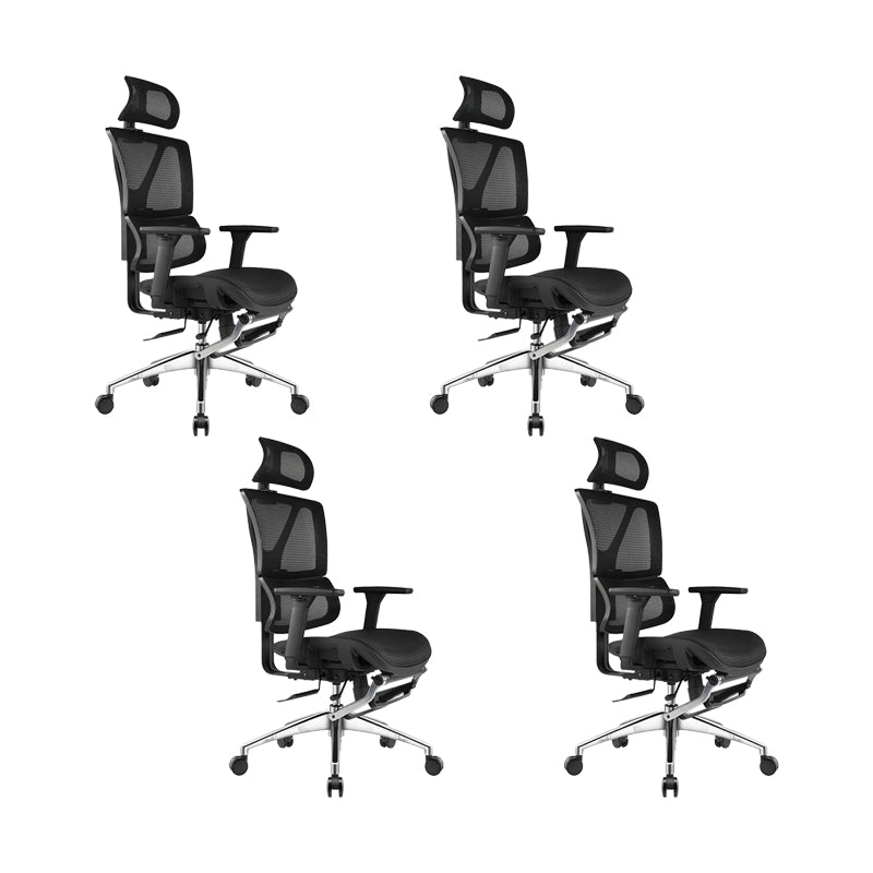 Removable Arms Office Chair Adjustable Seat Height Modern Desk Chair with Wheels