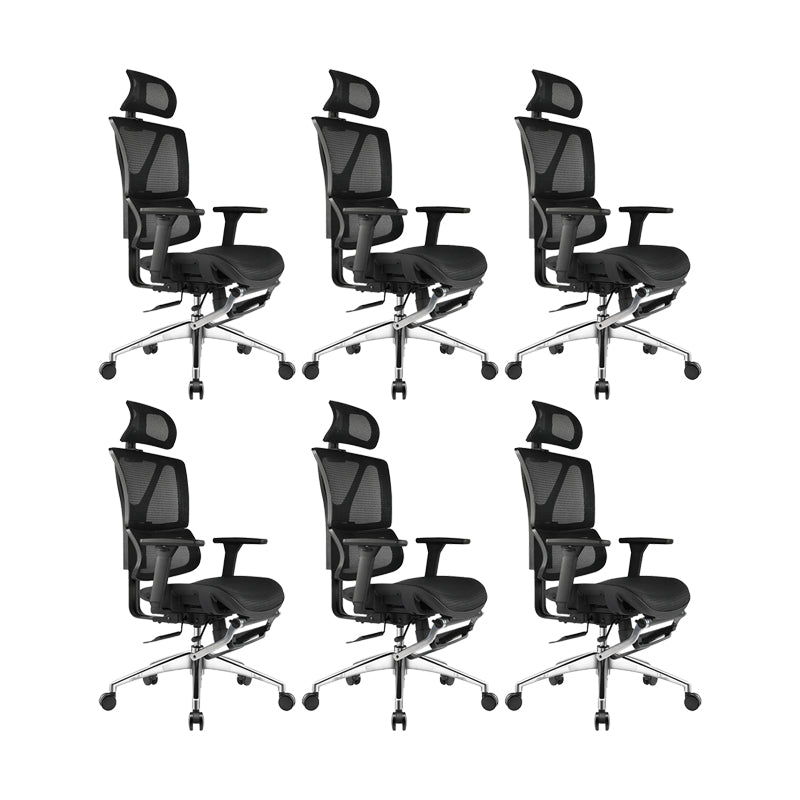 Removable Arms Office Chair Adjustable Seat Height Modern Desk Chair with Wheels