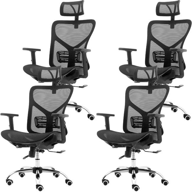 Modern Adjustable Arms Office Chair Mesh-back Task Chair for Office