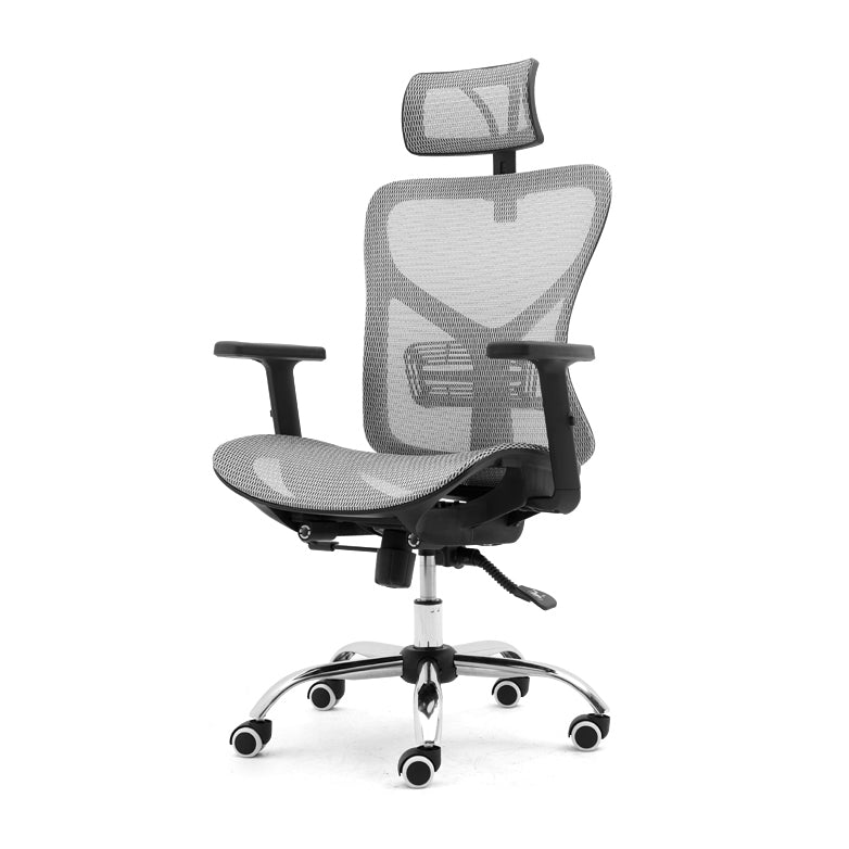 Modern Adjustable Arms Office Chair Mesh-back Task Chair for Office