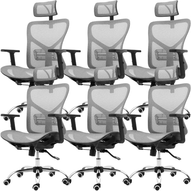 Modern Adjustable Arms Office Chair Mesh-back Task Chair for Office