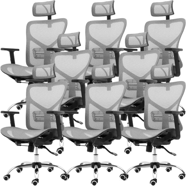 Modern Adjustable Arms Office Chair Mesh-back Task Chair for Office