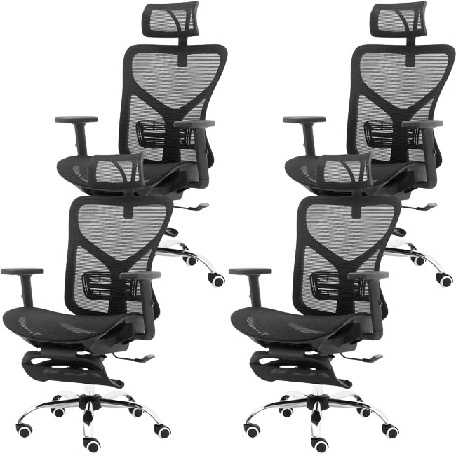 Modern Adjustable Arms Office Chair Mesh-back Task Chair for Office