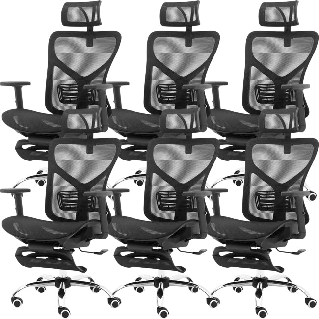 Modern Adjustable Arms Office Chair Mesh-back Task Chair for Office