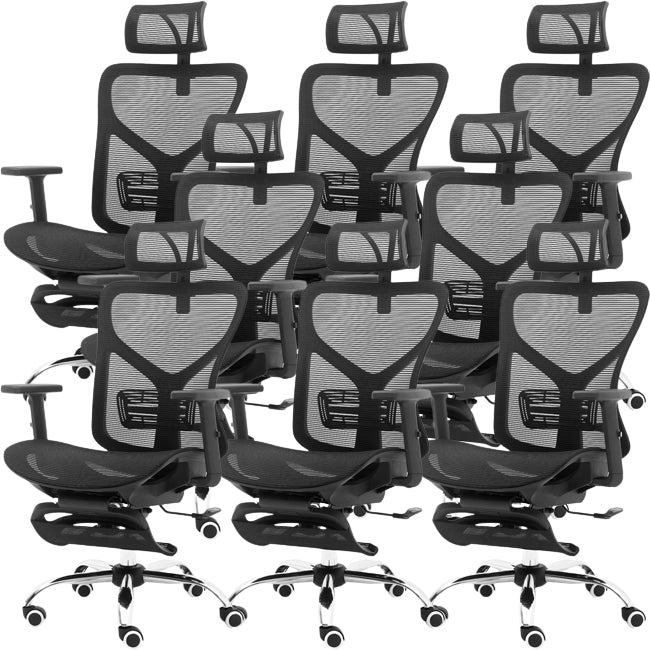 Modern Adjustable Arms Office Chair Mesh-back Task Chair for Office