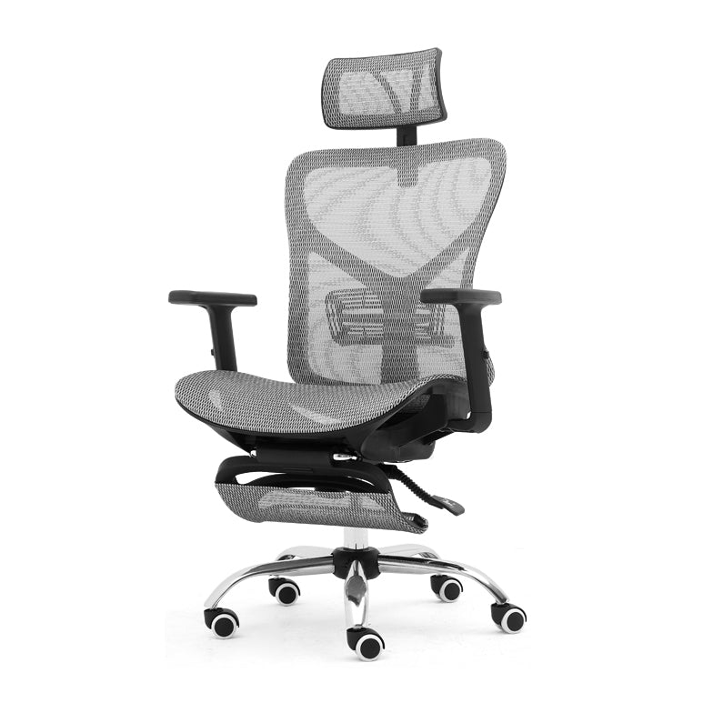 Modern Adjustable Arms Office Chair Mesh-back Task Chair for Office