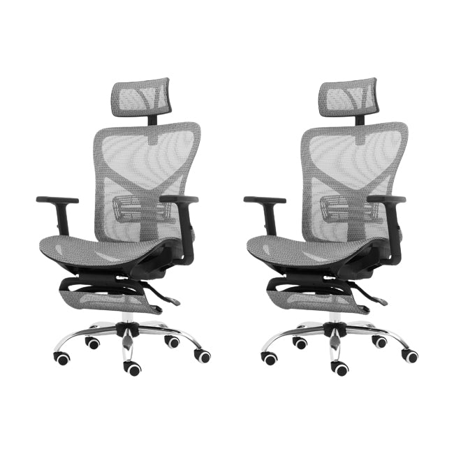 Modern Adjustable Arms Office Chair Mesh-back Task Chair for Office