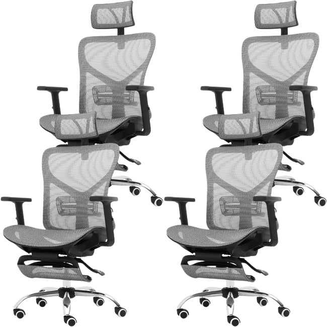 Modern Adjustable Arms Office Chair Mesh-back Task Chair for Office