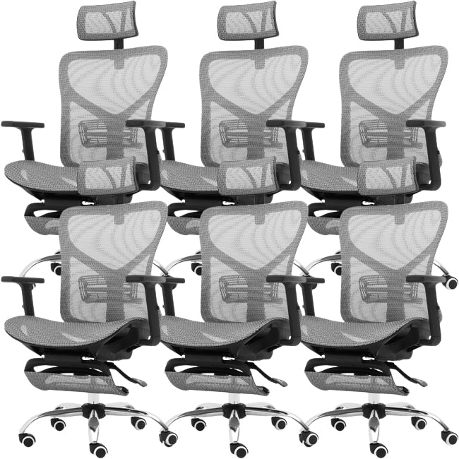 Modern Adjustable Arms Office Chair Mesh-back Task Chair for Office