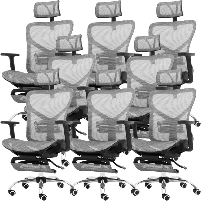 Modern Adjustable Arms Office Chair Mesh-back Task Chair for Office