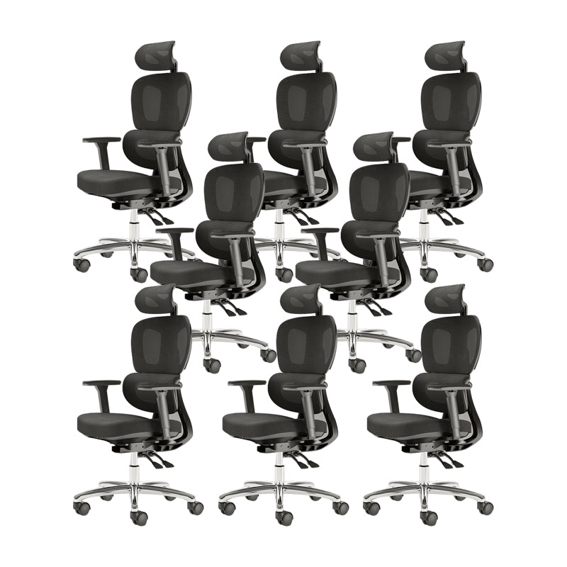 Modern Arm Chair Adjustable Seat Height Office Chair with Wheels