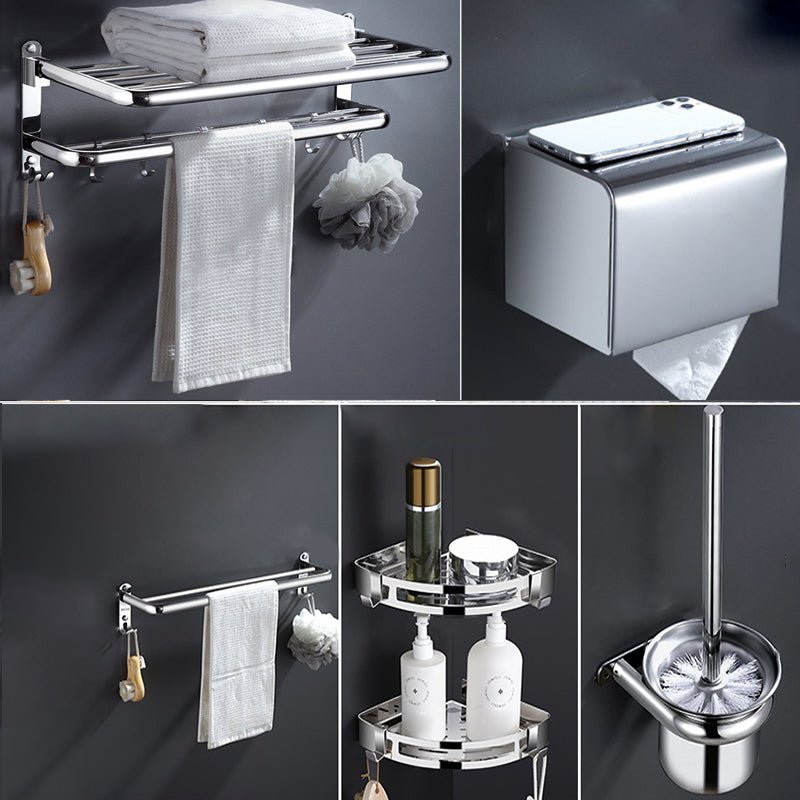 Modern Stainless Steel Bath Shelf Bathroom Accessories Hardware Set