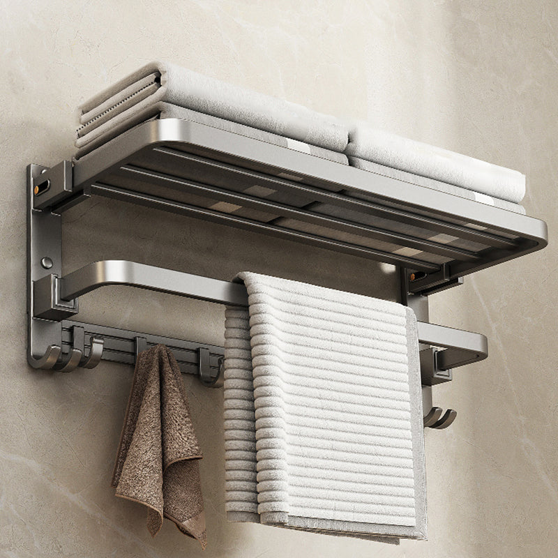 Modern Stainless Steel Bath Shelf Bathroom Accessory Kit Towel Bar Bathroom Set