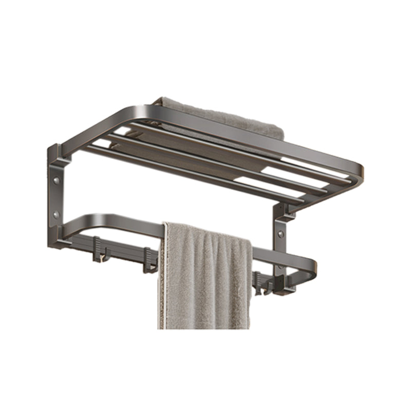 Modern Bathroom Accessory Kit Grey Towel Bar Bath Shelf Bathroom Hardware