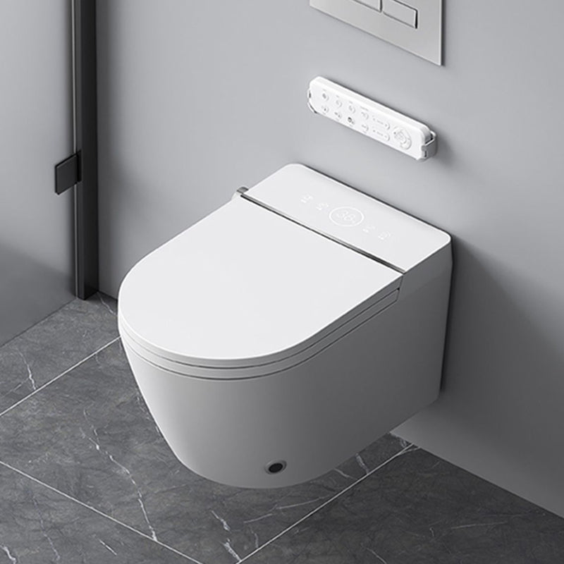 Antimicrobial Smart Wall Mounted Bidet Temperature Control Toilet