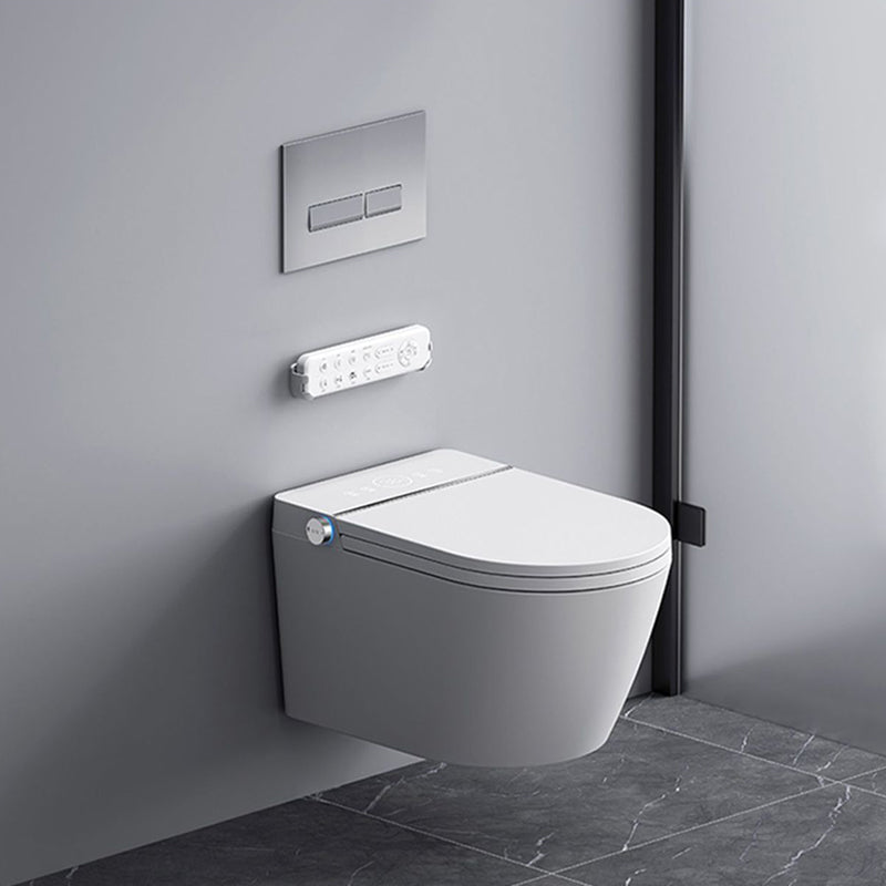 Antimicrobial Smart Wall Mounted Bidet Temperature Control Toilet