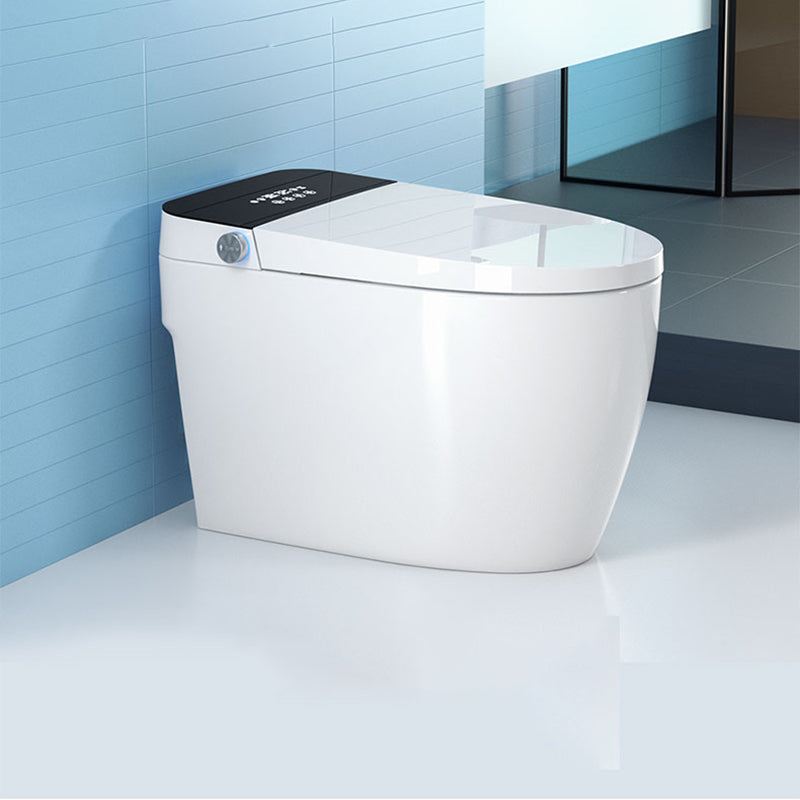 White Finish Smart Bidet Warm Air Dryer Floor Standing Bidet