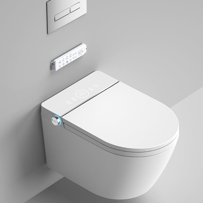 Unlimited Warm WaterWall Hung Toilet in White 14.95 inch Long