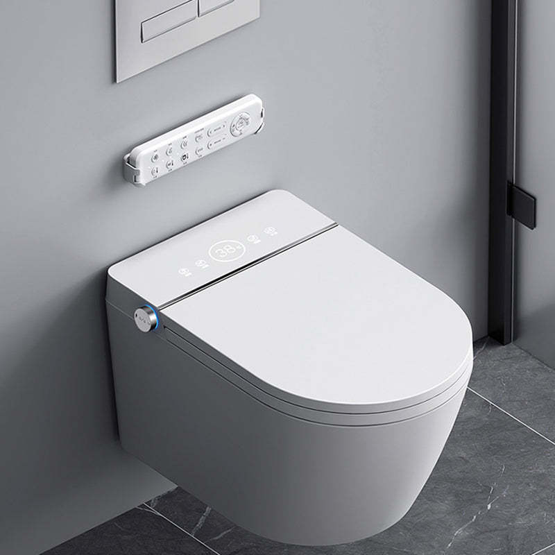 Unlimited Warm WaterWall Hung Toilet in White 14.95 inch Long