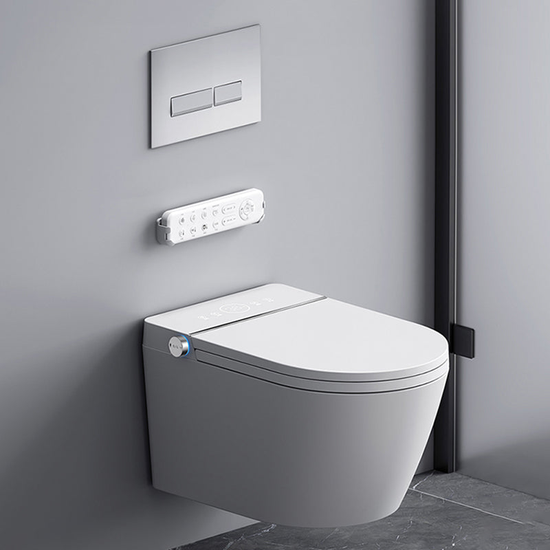 Unlimited Warm WaterWall Hung Toilet in White 14.95 inch Long