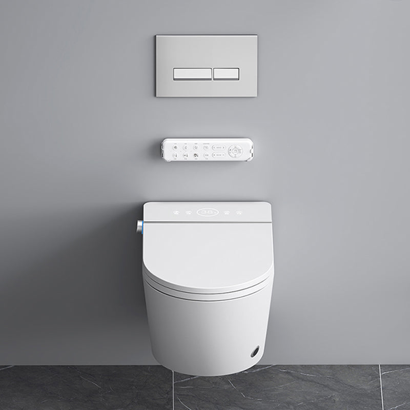 Unlimited Warm WaterWall Hung Toilet in White 14.95 inch Long