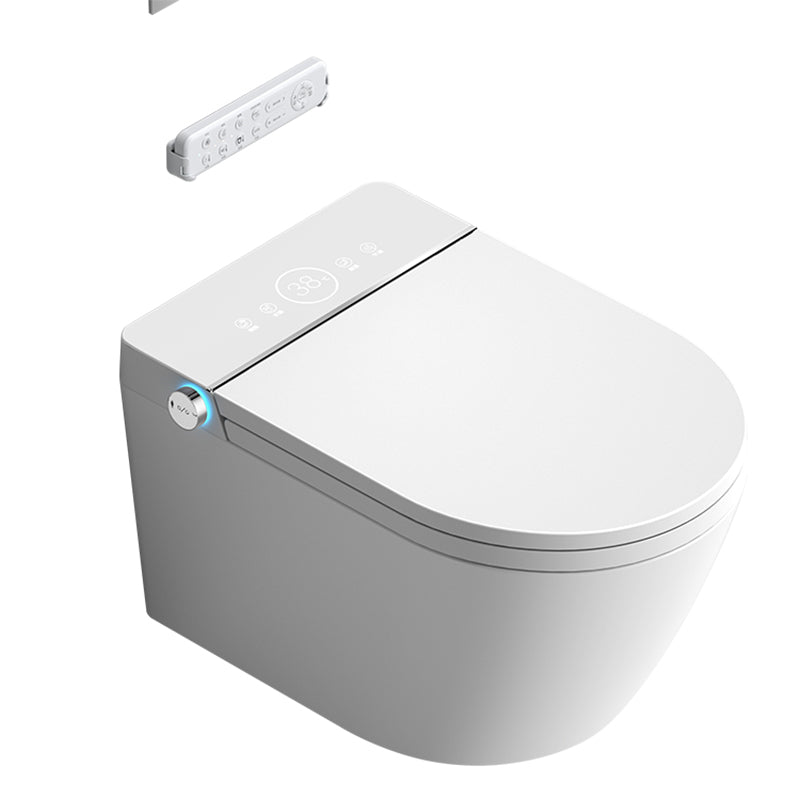 Unlimited Warm WaterWall Hung Toilet in White 14.95 inch Long