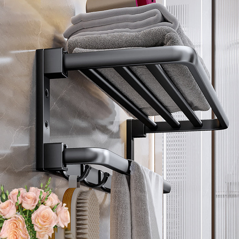 Modern Black Bathroom Accessory Kit Towel Bar Bathroom Hardware