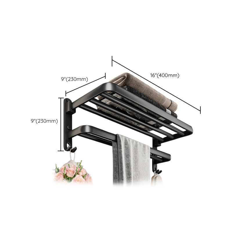 Modern Black Bathroom Accessory Kit Towel Bar Bathroom Hardware