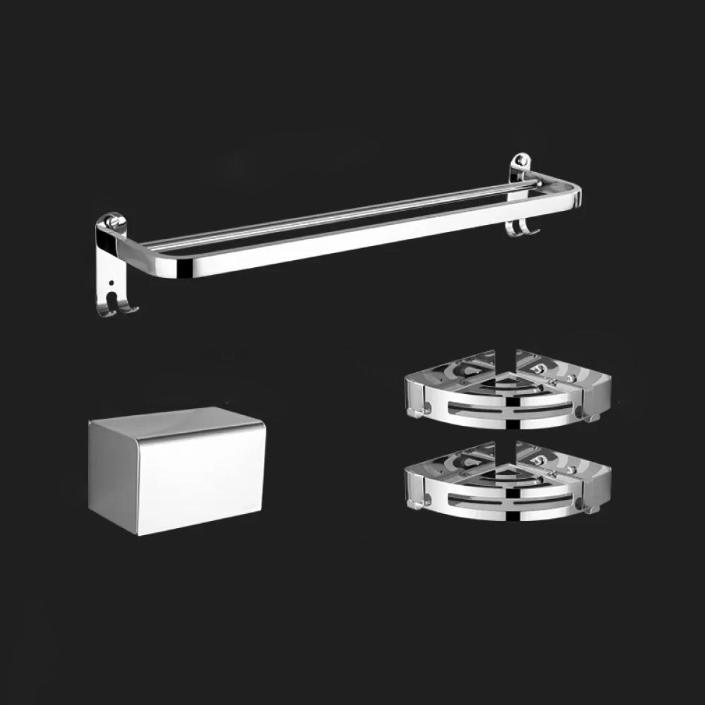 Modern Stainless Steel Bathroom Hardware Towel Bar Bathroom Set